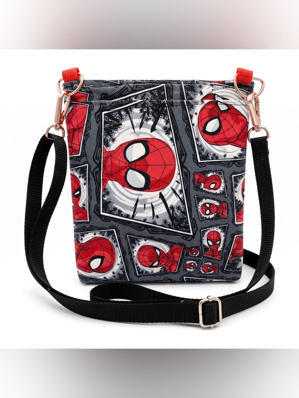 Spider-Man Marvel Inspired Comic Crossbody Cell Phone Bag Purse-Handmade By JJB